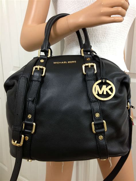 michael kors bedford bowling satchel black|Bedford Legacy Medium Pebbled Leather Convertible Satchel.